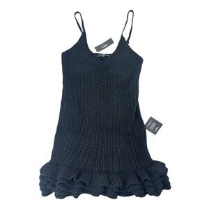 Lulus Crochet Ruffled Mini Dress